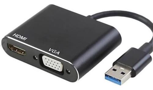 NIVATECH NTC-1312 USB to HDMI+VGA ADAPTOR Usb 3.0 To Hdmi Vga 1080P Monitör Genişletici Çevirici Dönüştürücü Adapt